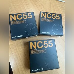 MAC Studio Fix Powder Plus Foundation NC55 - take all 3 for $99